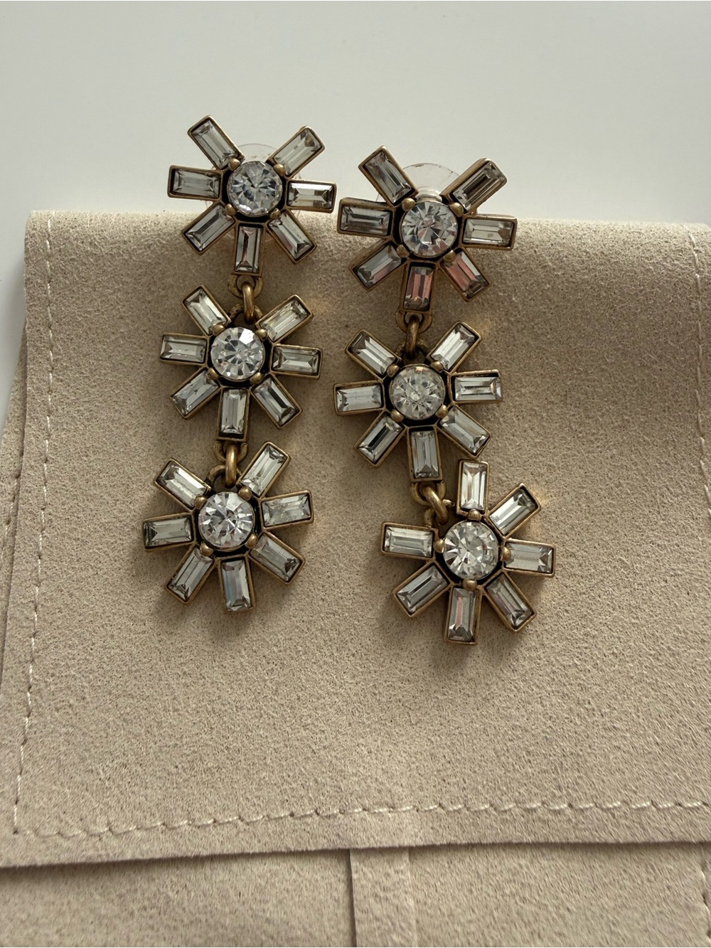 J.Crew Vintage Crystal Earrings